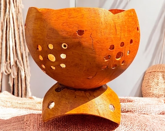 Hand Carved Wooden Bowl