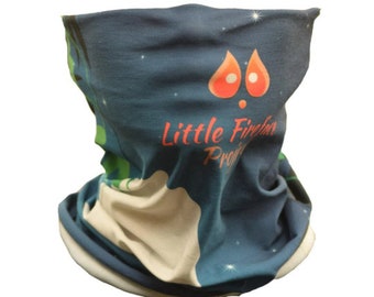 Multifunctional headwear/ neckwear, Scarf,  Face Mask, Reusable and Washable Featuring Slow Loris Little Fireface Project Nocturnal