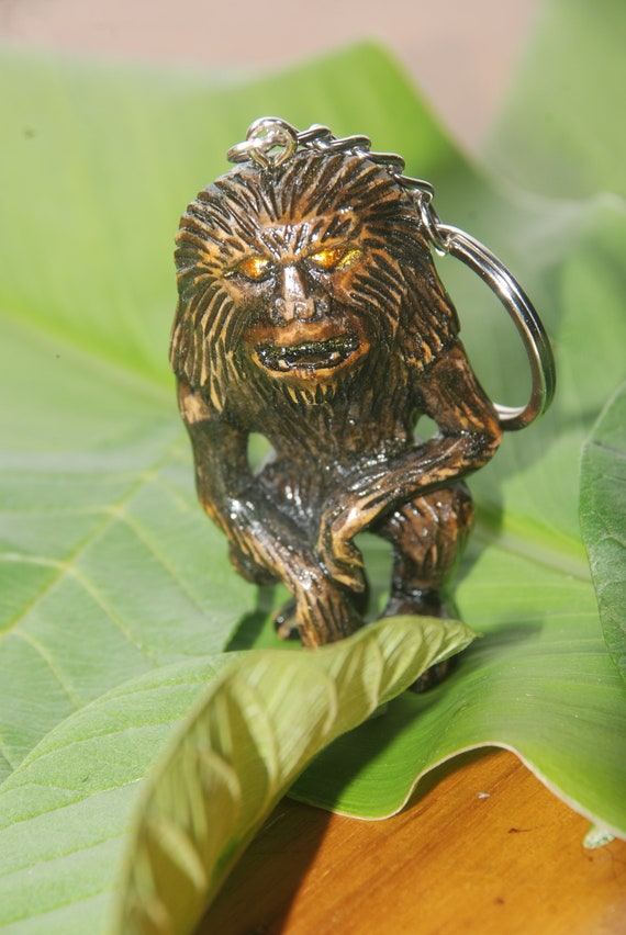 Fabulous Orang  Pendek  Yeti Cryptid Bigfoot key ring Etsy