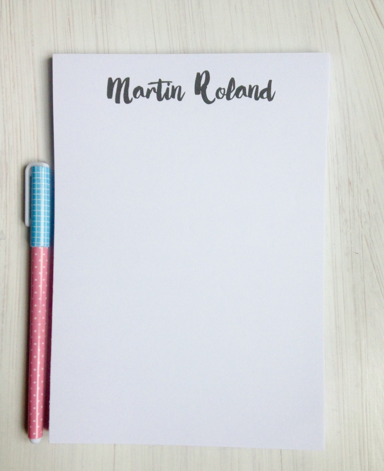 Personalised Notepads Boxed Personalised Stationery Gifts Etsy UK