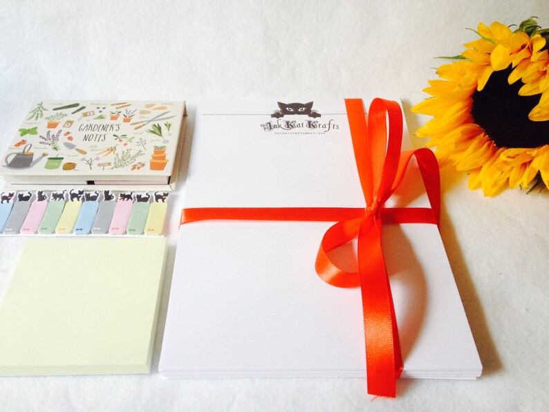 Business Stationery Logo Notepad Custom Stationery A5 Size Etsy UK