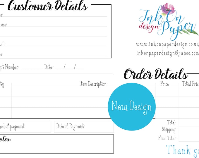 3-Part Cash Receipt Book - Receipts For Payments (Book Of 200 - View #8