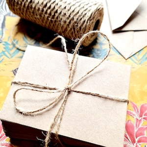 Enveloppes A6 - Artisanat de qualité avec rabat losanges 100 g/m² - Paquet de 25
