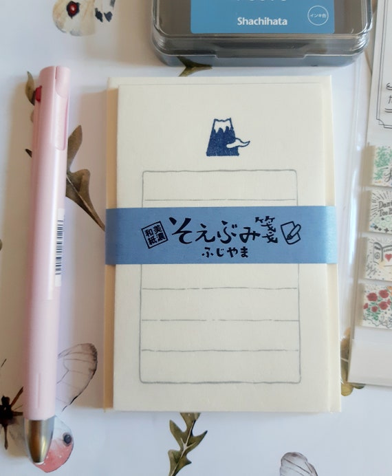 Mini letter writing set Japanese stationary Writing paper Washi paper