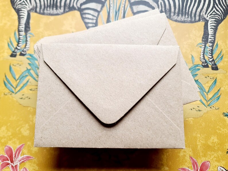 A6 Envelopes - Quality 100gsm Gummed Diamond Flap Craft - Pack of 25 image 10