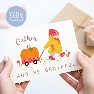 Tarjeta de amistad digital de Acción de Gracias imprimible, tarjeta de agradecimiento por ti para amigos y familiares, tarjeta de agradecimiento para las fiestas, tarjeta de agradecimiento para el otoño