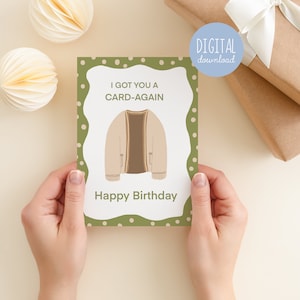 Old Man Downloadable Birthday Card | Printable Funny Old Age Birthday Card | Witty Irreverent Greeting Card | Instant Download