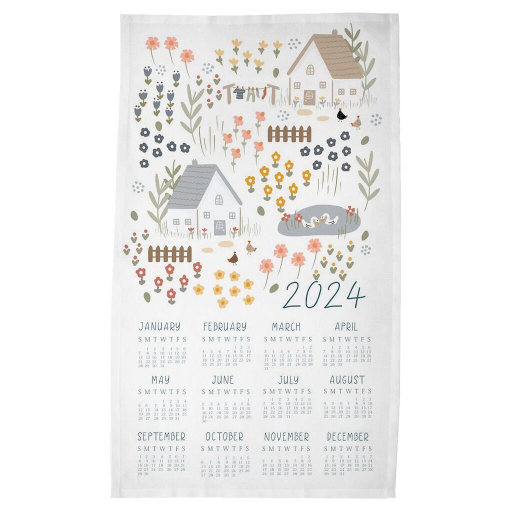 2024 Tea Towel Calendar – Gingiber