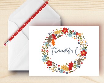 Bulk Thanksgiving Greeting Card | Thankful Greeting Cards | Thank You Fall Cards