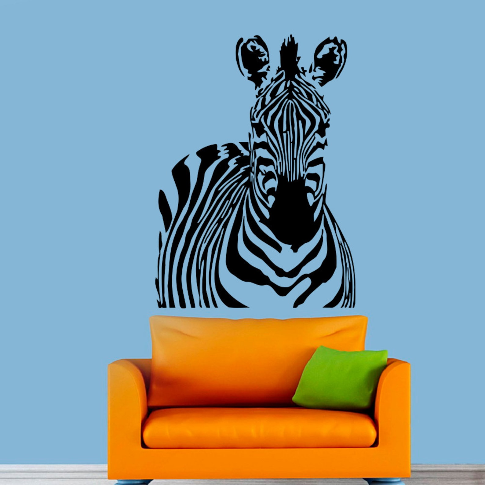 Animal Wall Decal Vinyl Stickers Zebra Equine Horse Animals Etsy