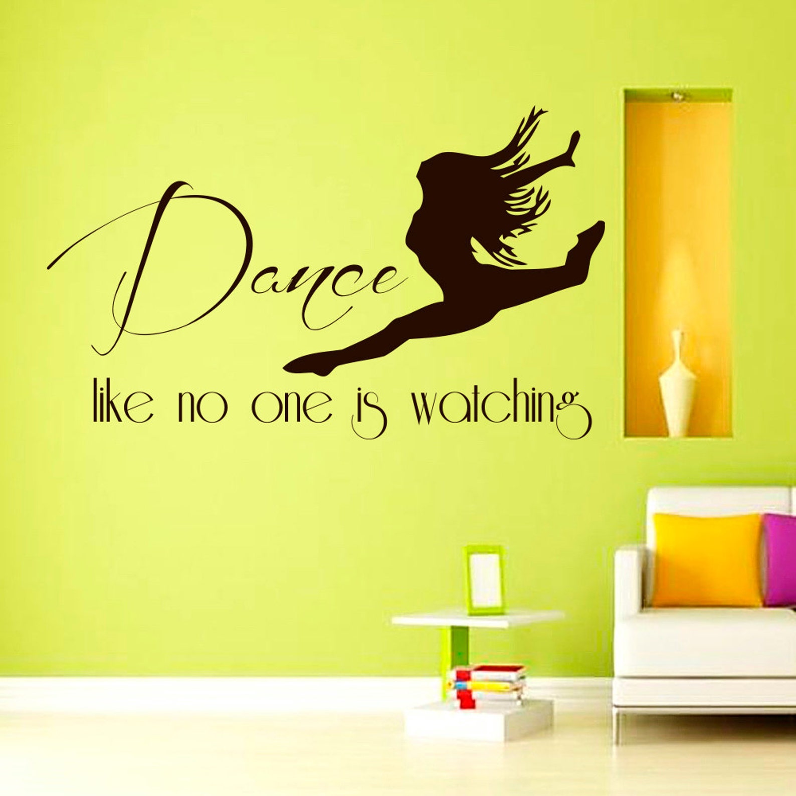 Wall Decals Dancer Dance Like No One is Watching Quote Decal | Etsy