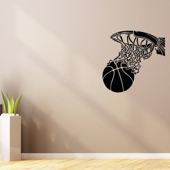 Basketball Hoop Sport Wall Decal Vinyl Sticker Ball Game Gym - Basketball Wall Decals Canada Basketball Hoop Sport Wall Decal Vinyl Sticker Ball Game Gym - Basketball Wall Decals Canada