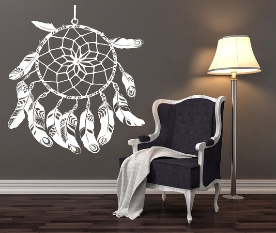 Wall Decals Dreamcatcher Dream Catcher Wall Decal Vinyl | Etsy