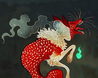 Amanita Dreamer  Lustre print