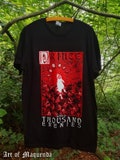 Prince with a Thousand Enemies Black Unisex T-Shirt OFFICIALLY LICENSED  - Watership Down black rabbit El-Ahrairah Inlé product logo