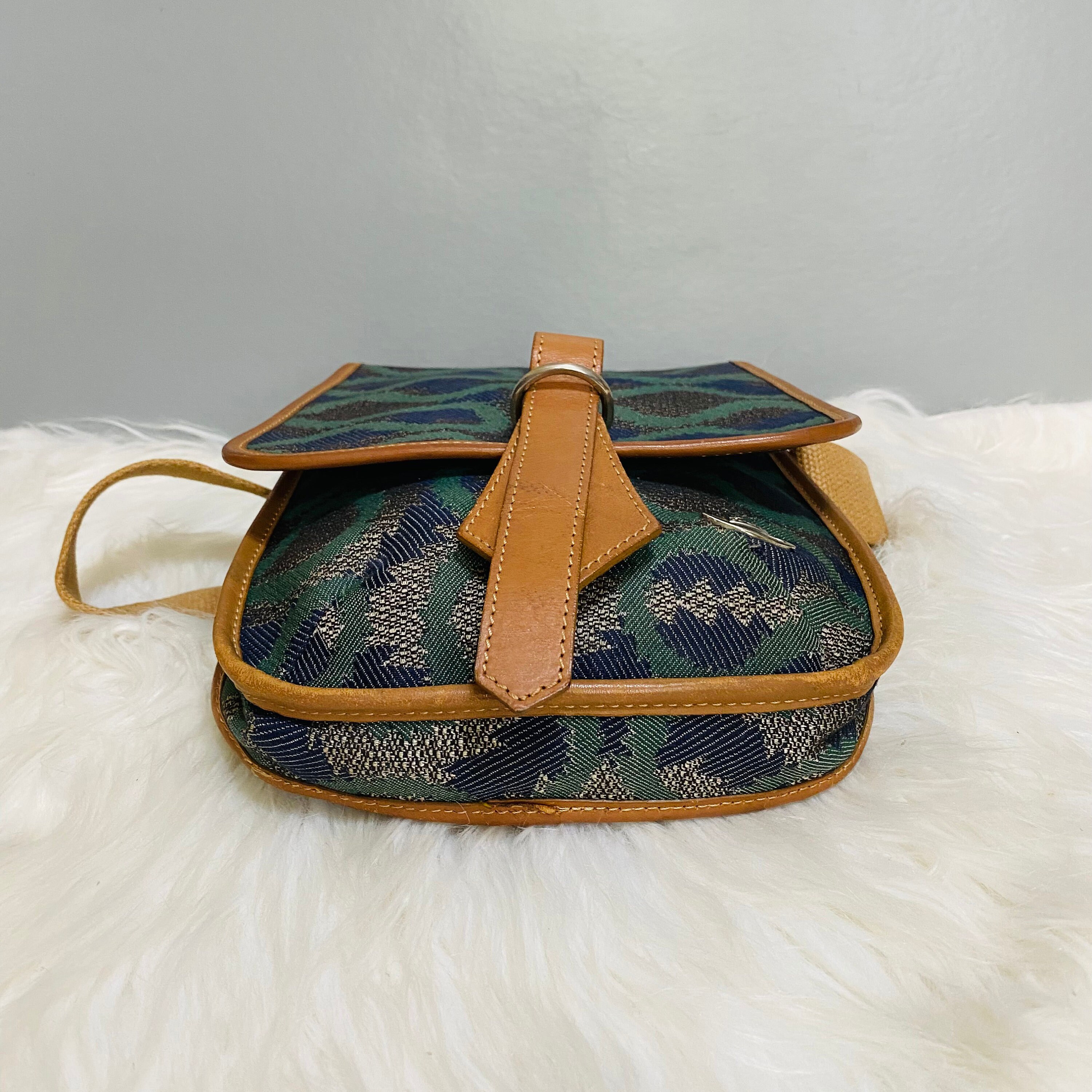 VIVIENNE WESTWOOD Blue Green Safari Crossbody Bag Etsy