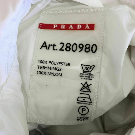 PRADA Ivory Multi-pockets Windstopper Jacket - Etsy
