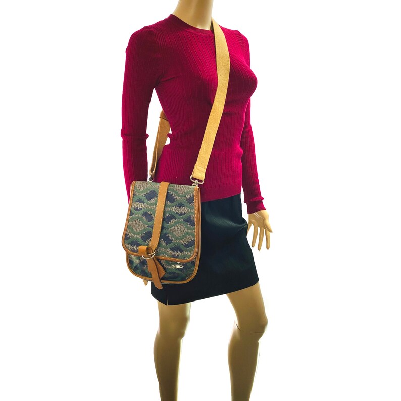 VIVIENNE WESTWOOD Blue Green Safari Crossbody Bag Etsy