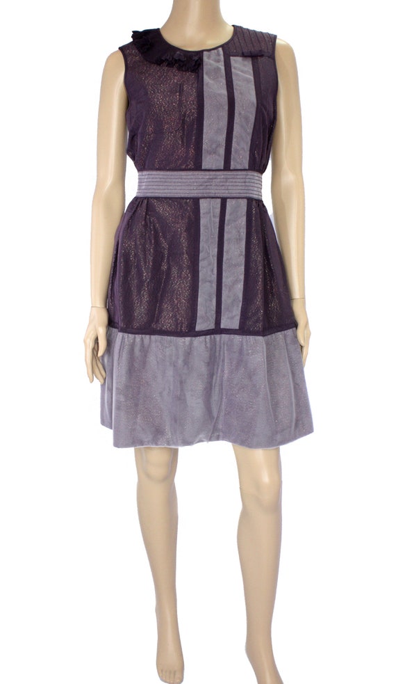 versace purple dress