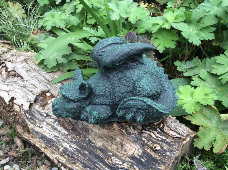 Stone Green Welsh Dragon Sleeping Garden Ornament Made In - Large Welsh Dragon Garden Ornament Stone Green Welsh Dragon Sleeping Garden Ornament Made In - Large Welsh Dragon Garden Ornament