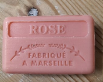 French soap Rose  natural ingredients  Savon De Marseille