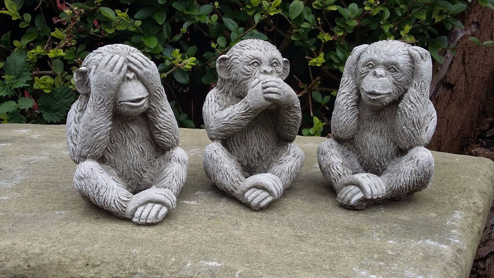 garden feature A Stone Monkey Garden Ornament Garden Ornaments Garden