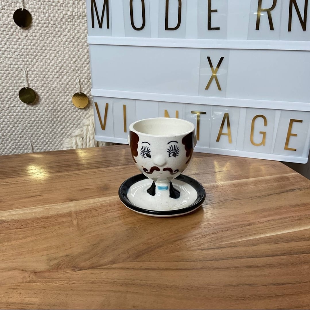 Vintage 1960s Black Pepper Holder Missing Top Hat Nostalgic Rare