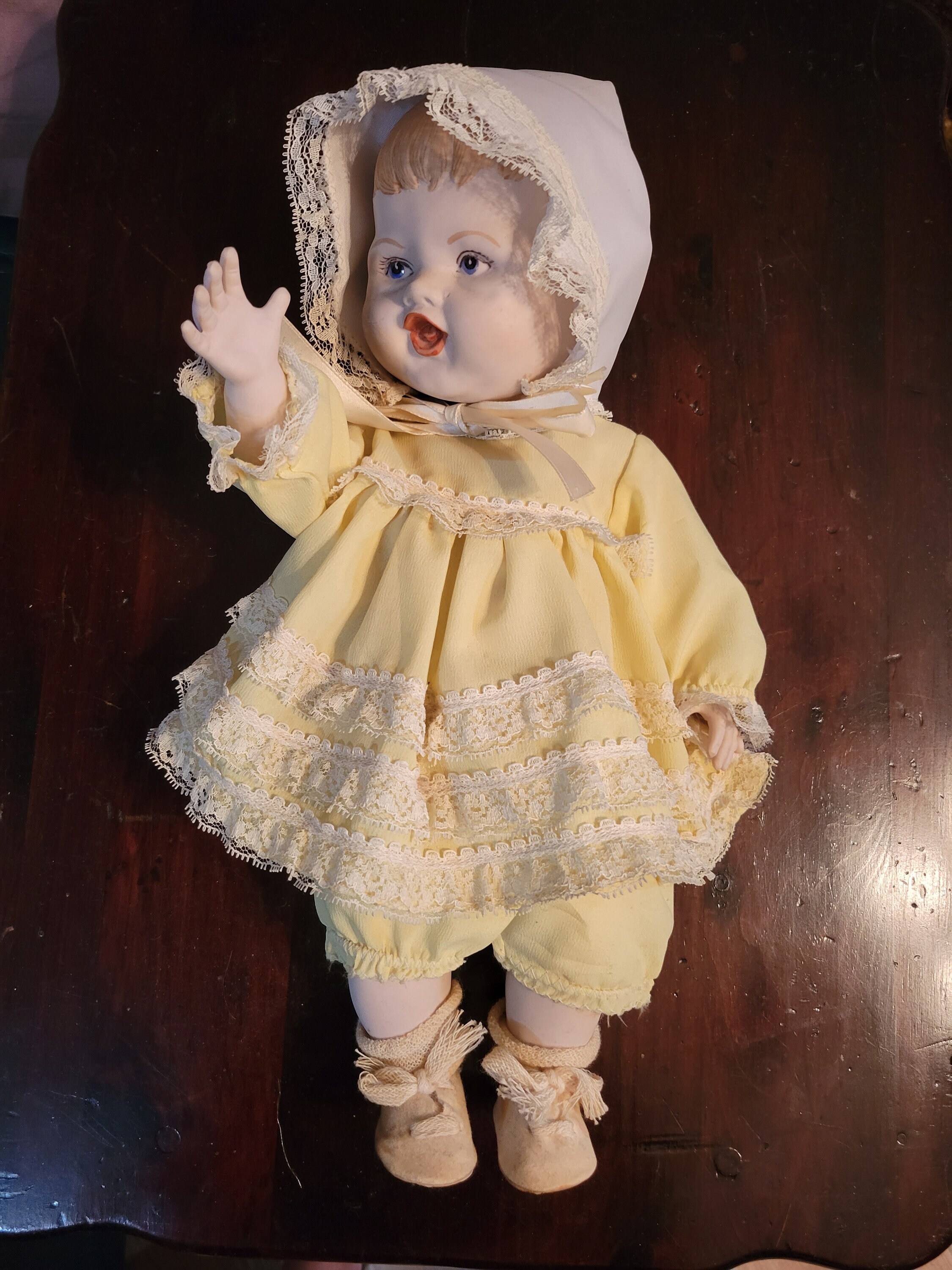 Vintage Antique Porcelain String Baby Doll - Etsy