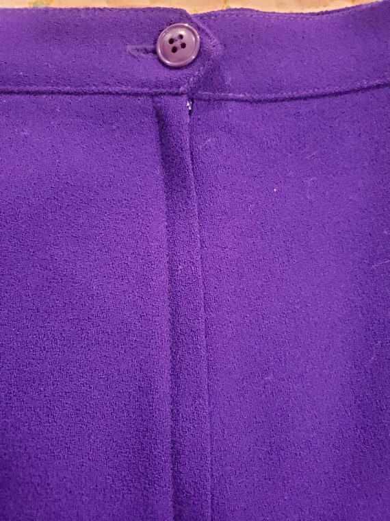 SALE Vintage Albert Nipon Petite Suits Purple Ski… - image 7