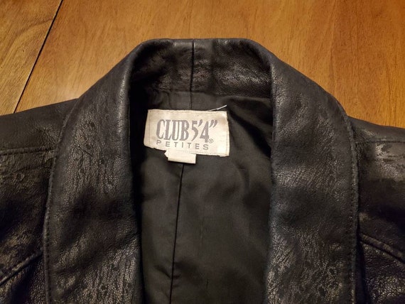 1980s Genuine Leather Jacket Lady's Ladies' size … - image 4