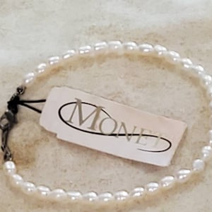 Monet genuine Pearl Bracelet