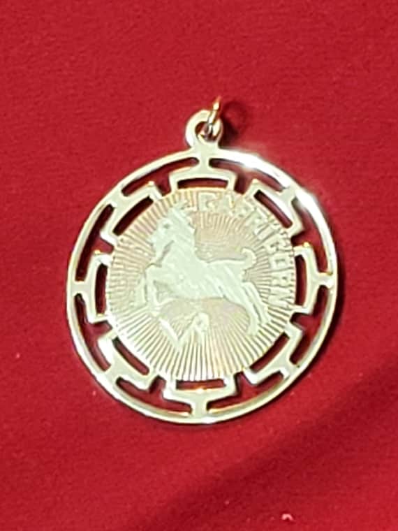 1960s Gold Filled Capricorn Pendant Charm