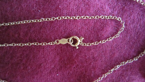 Antique Victorian 14kt Gold Flowing Lady Grace Fi… - image 4