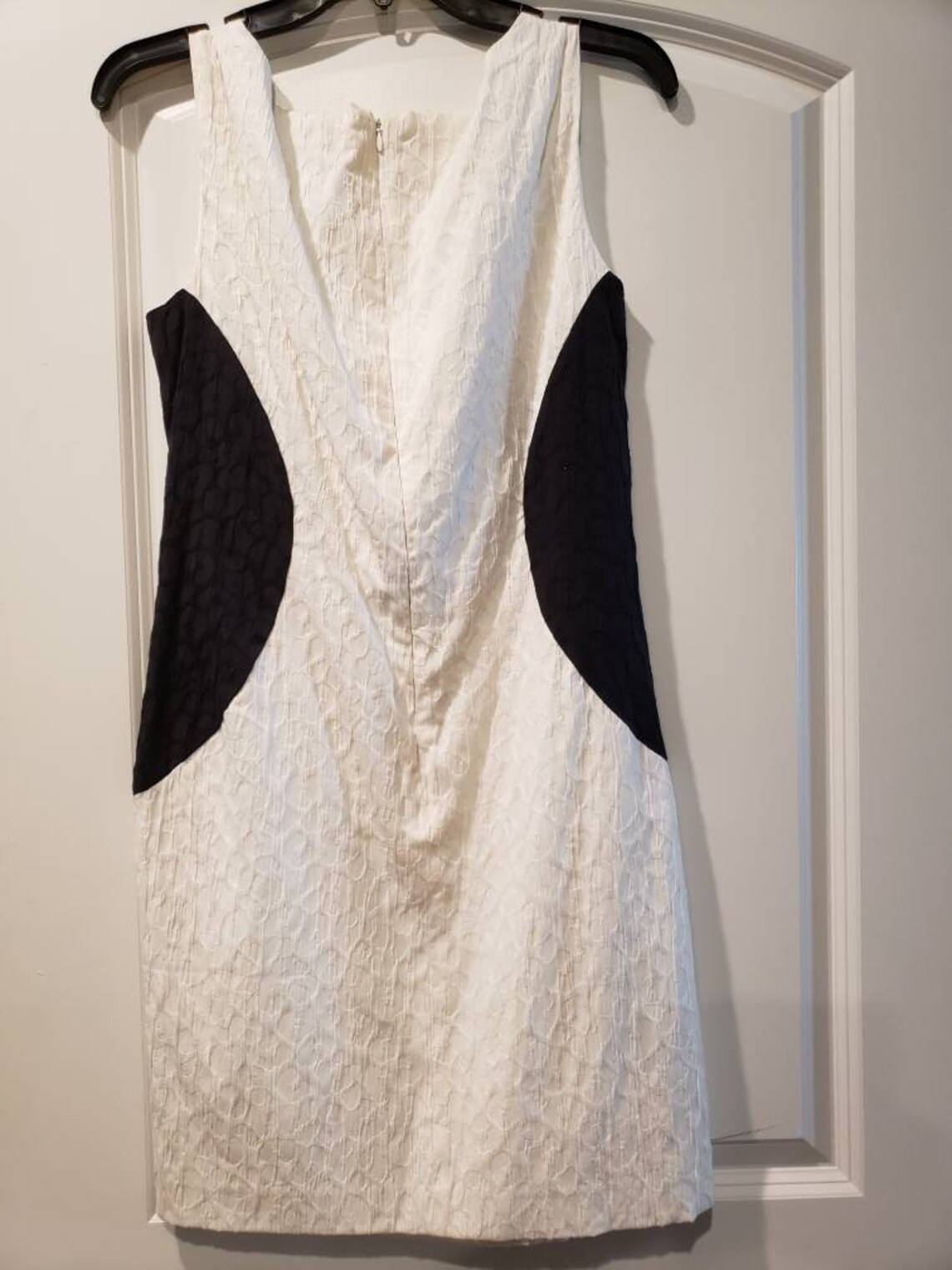 Michael Kors Slenderizing Dress Cream White and Black Sz 6 - Etsy UK