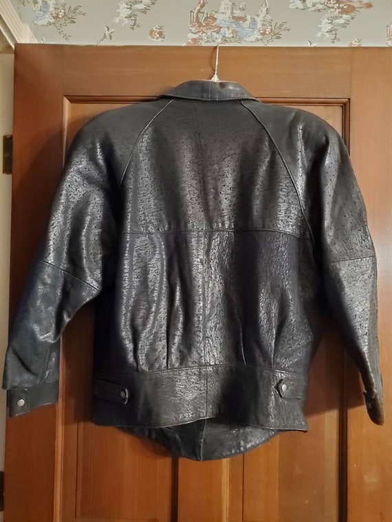 1980s Genuine Leather Jacket Lady's Ladies' size … - image 2