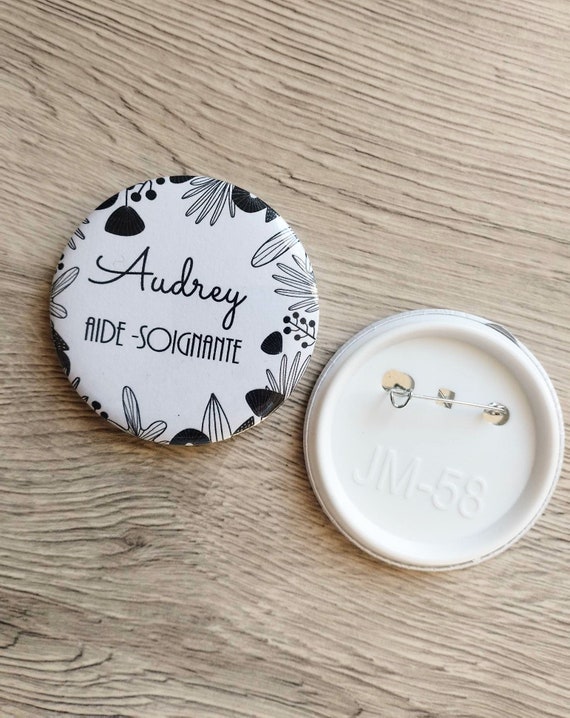 Pochette d'infirmière aimantée prénom personnalisé poche blouse