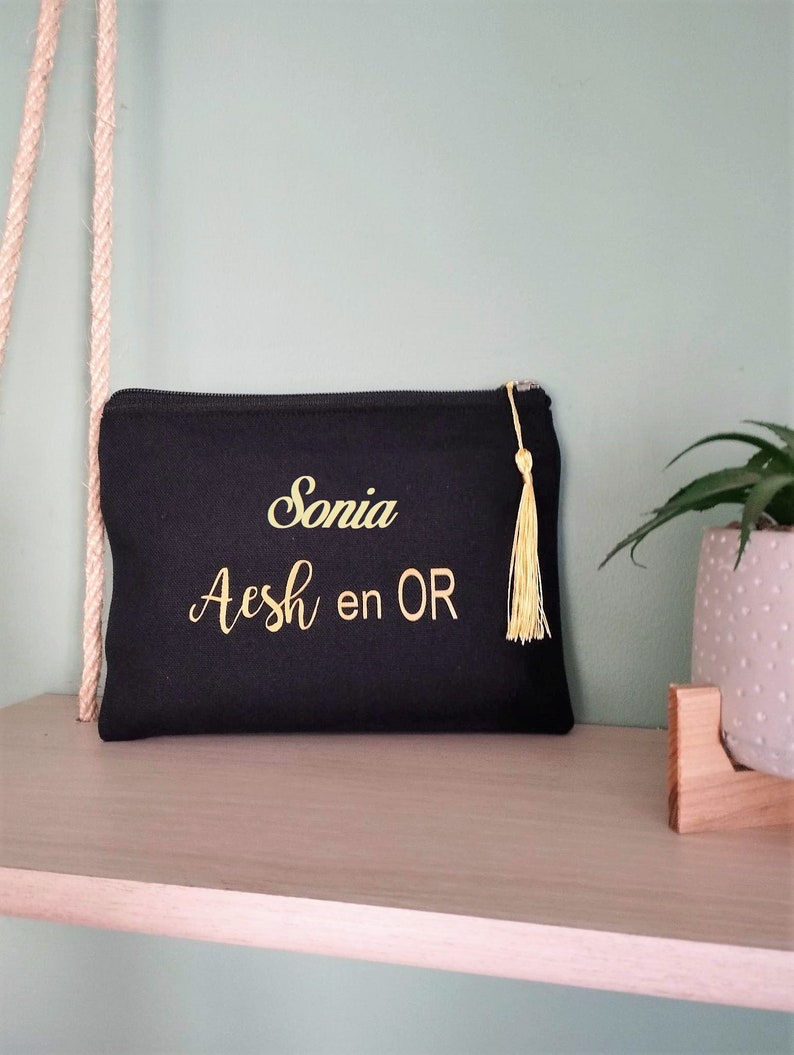 AESH Gold Kit with Customizable First Name-Gift End of School Year Gift School Mistress Atsem image 1