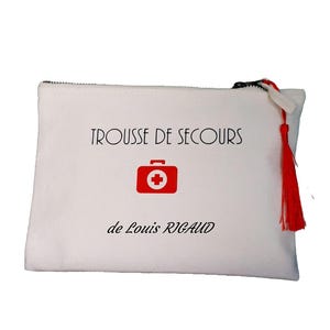 trousse/pochette de secours médicaments bobos asthme premiers secours