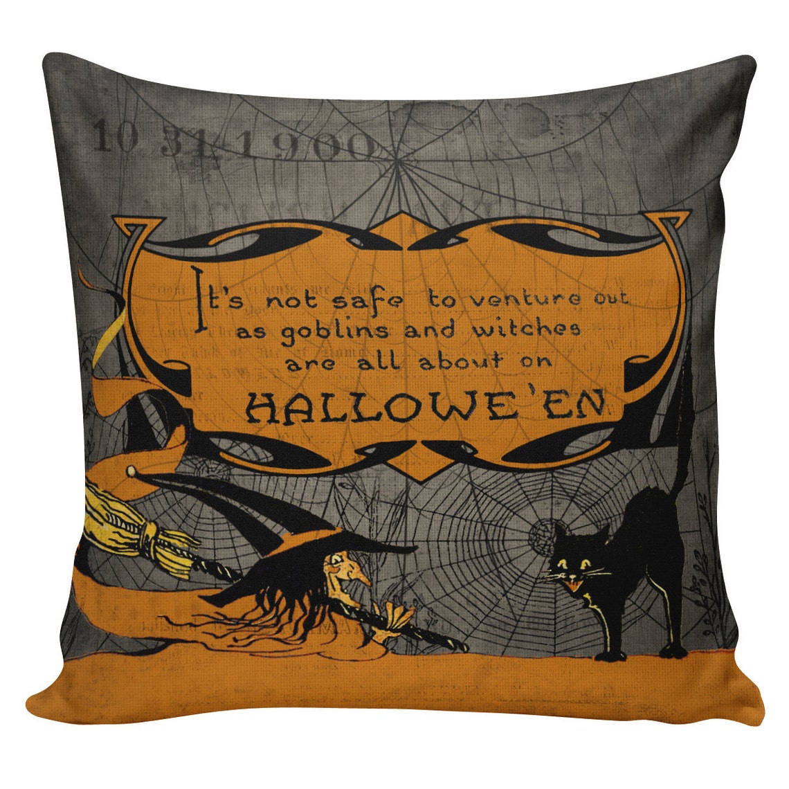 Halloween Pillows Halloween Decor Throw Pillow Covers Etsy