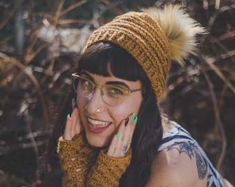 Slouchy Beanie | Winter Hat | Slouch Crochet Beanie