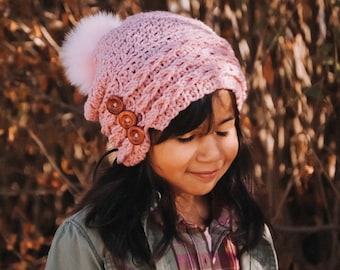 Freya Slouchy Beanie|  Adult and Child Sizes  | Made to Order