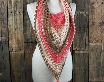 Serendipity Scarf | Cozy Fall Shawl |  Triangle Scarf | Serendipity As Always Collection