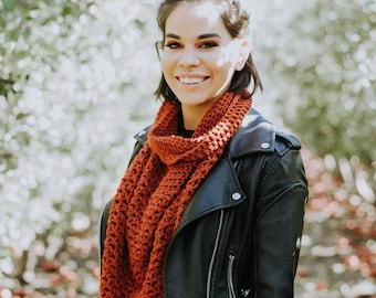 Handmade Crochet Fringe Cowl Scarf | Triangle Neck Warmer