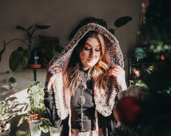 Faux Fur Crochet Hood | Winter Hood | Made to Order