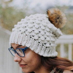 Gorro Talluah / Gorro de invierno / Gorro holgado de crochet