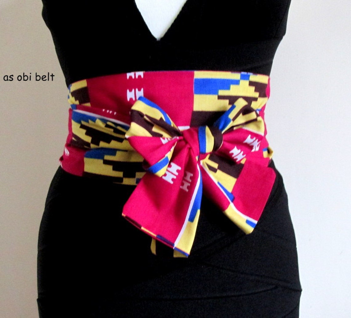 Africa Graduation Sash Belt Africa Wedding Asoebi Kente Belt Etsy