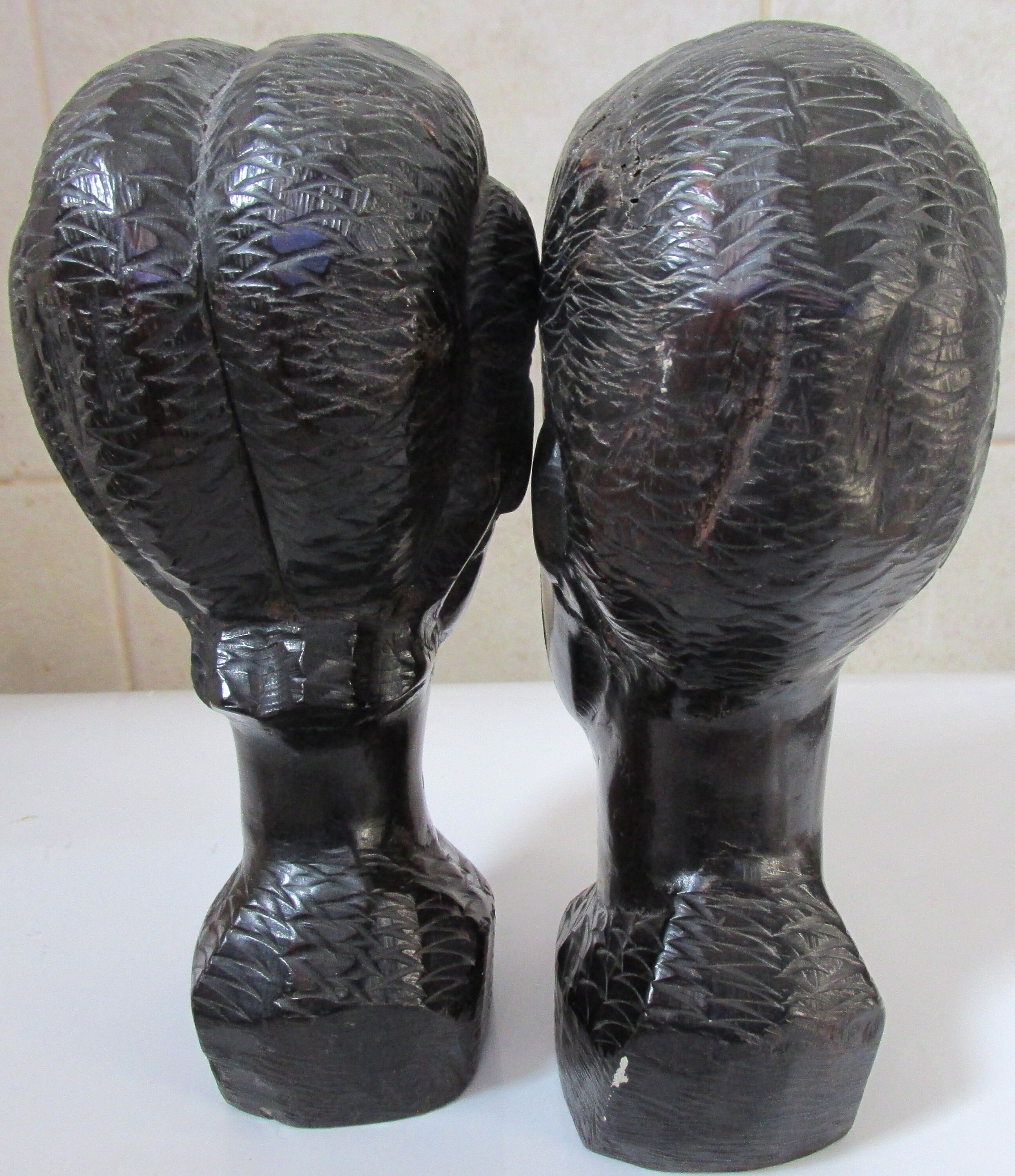 Africa Mandinka Mandingo bust. Vintage. Iroko wood male famale | Etsy