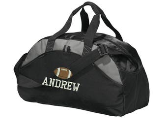 custom football bag