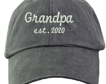 personalized grandpa hat