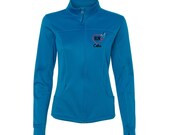 Personalized Nurse Jacket. RN Heart Stethoscope Full Zip Jacket. Custom Nurse RN Full Zip Track Jacket With Pockets. EXP60PAZ